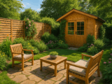 Natürlicher Rückzugsort: Gartenplanung – Sichtschutzzaun, Holz-Gartenhaus & Co.