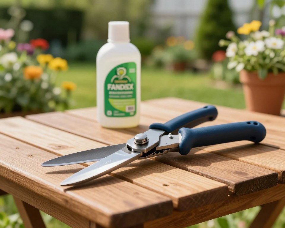 Gartenschere Pflege nach Desinfektion