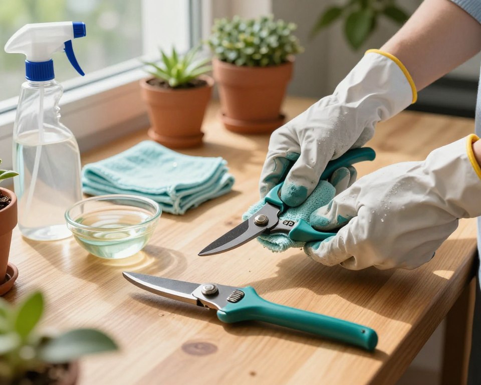 Gartenschere desinfizieren Anleitung