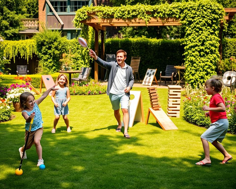 Gartenspiele für die ganze Familie