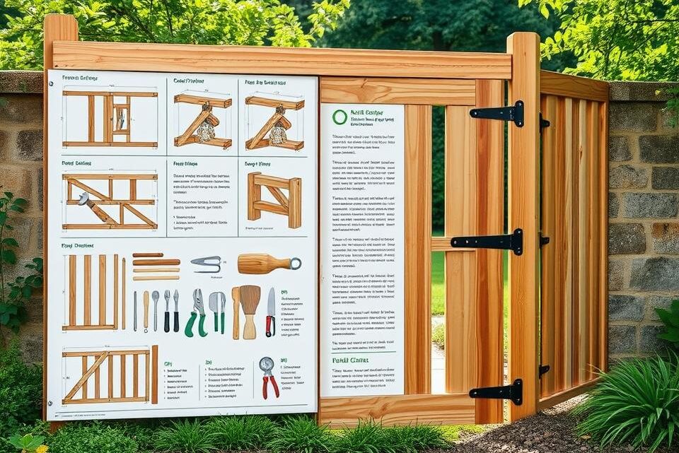 Gartentor selber bauen – Schritt für Schritt Anleitung Gartentor selber bauen – Schritt für Schritt Anleitung