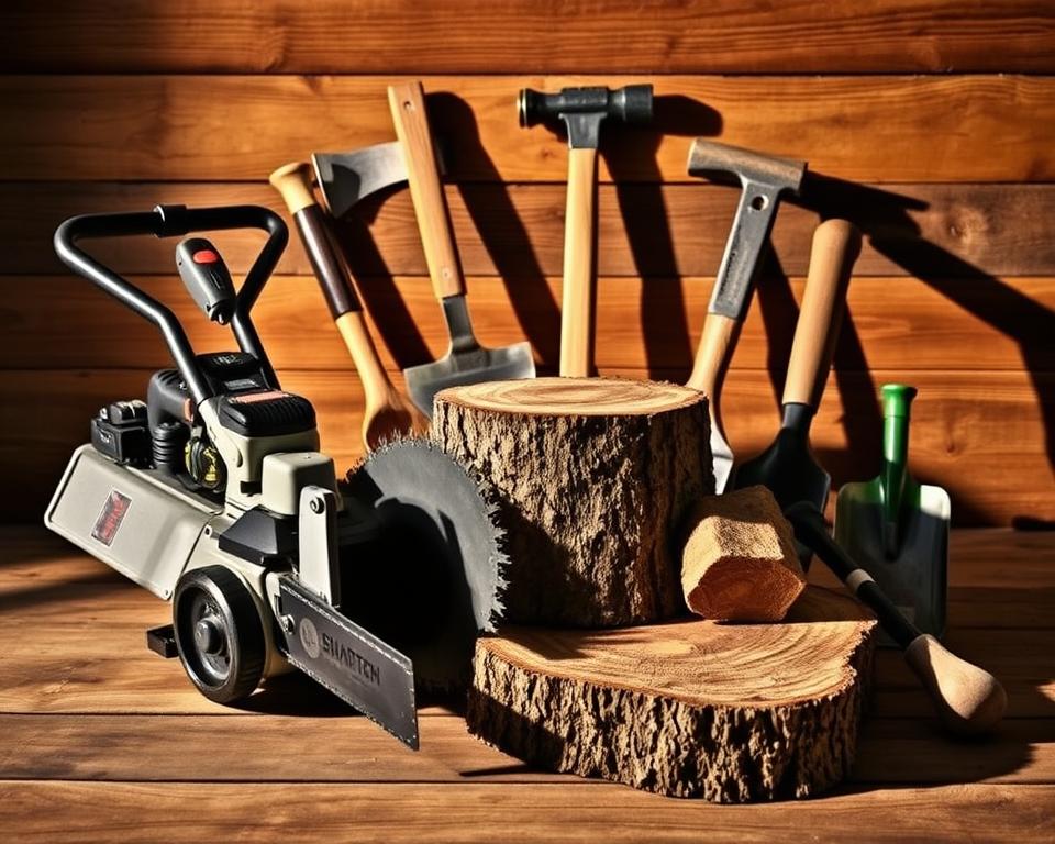 Gartenwerkzeuge für Baumstumpfentfernung