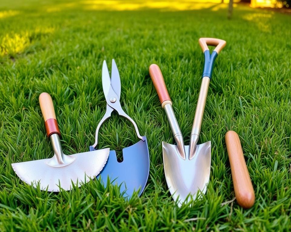 Gartenwerkzeuge für Rasenkanten