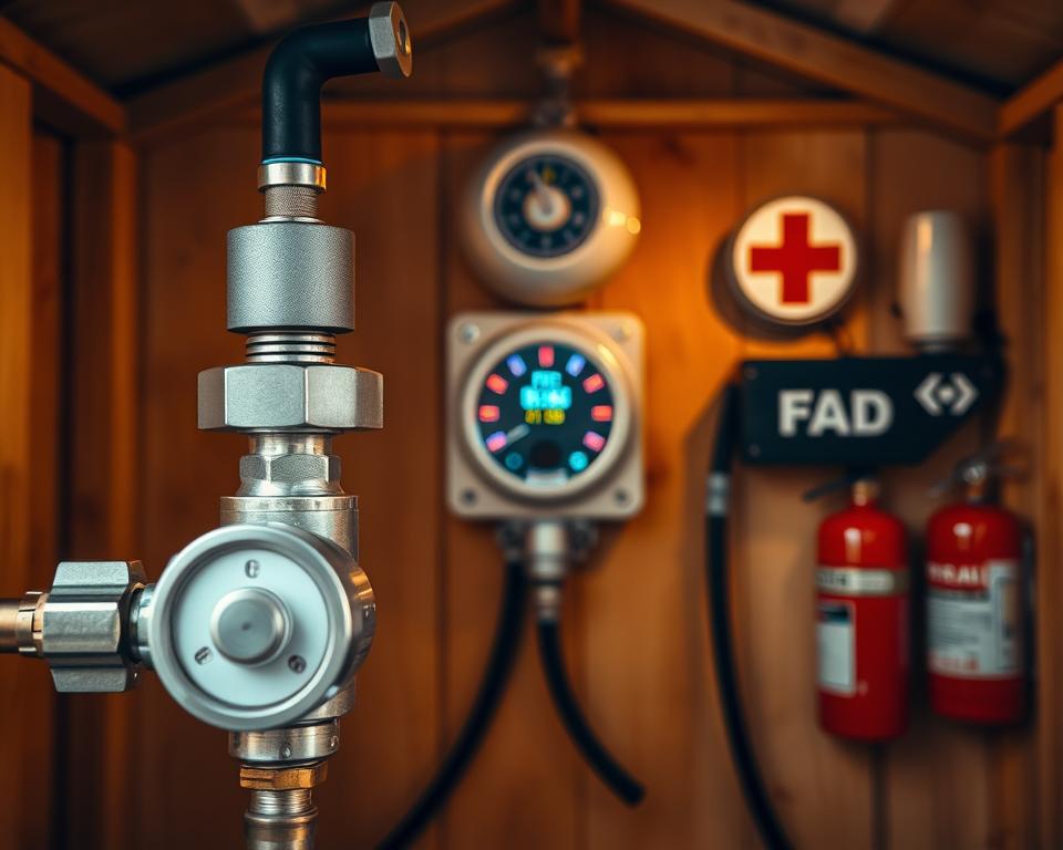 Gassicherheit im Gartenhaus