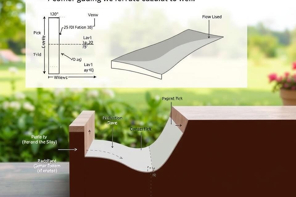 Gefälle ermitteln beim Terrassenbau – Anleitung & Formeln für den perfekten Bau Gefälle ermitteln beim Terrassenbau – Anleitung & Formeln für den perfekten Bau