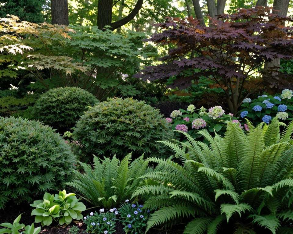 Gehölze und Sträucher für schattige Standorte Gehölze und Sträucher für schattige Standorte