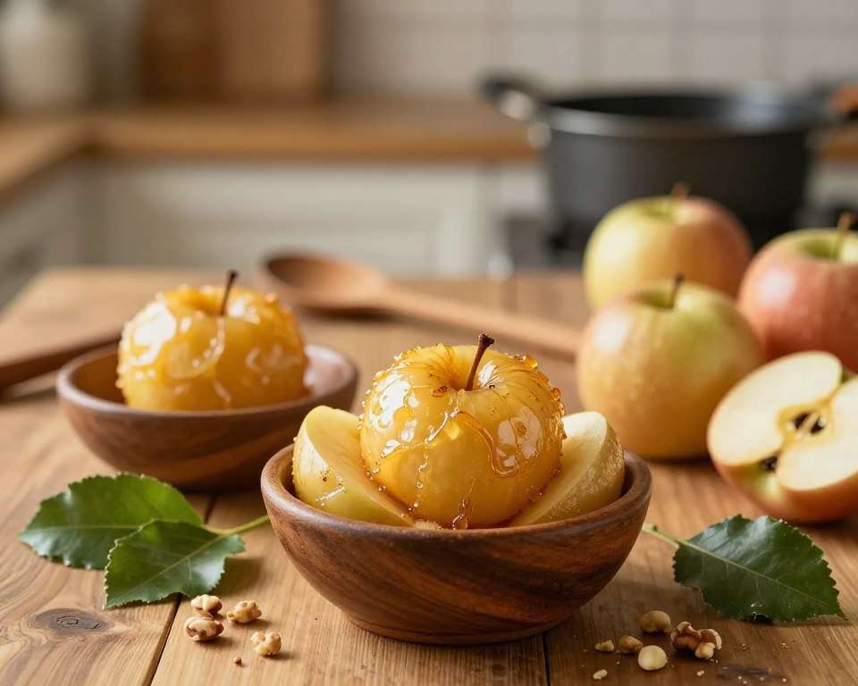 Gekochte Äpfel Ernährungsstrategie