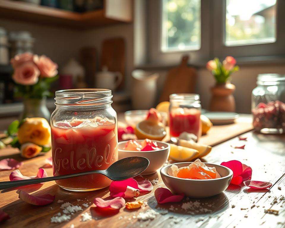 Gelierzucker für Rosengelee