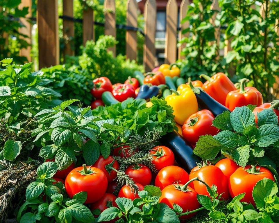 Gemüse und Kräuter Sorten