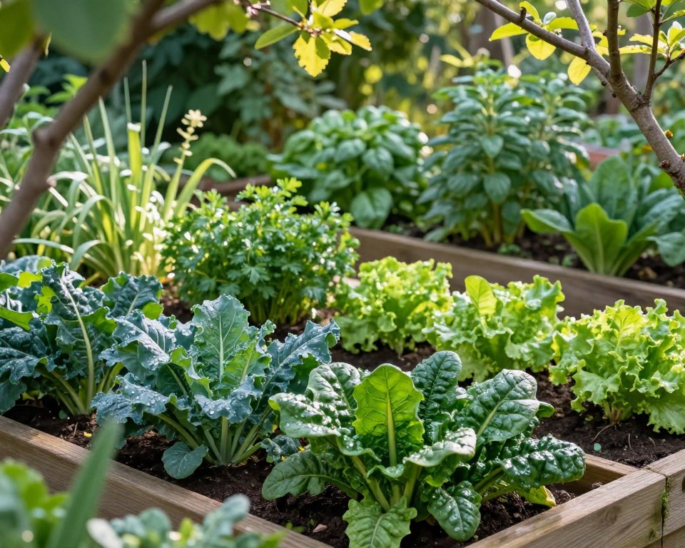 Gemüseanbau in halbschattigen Standorten