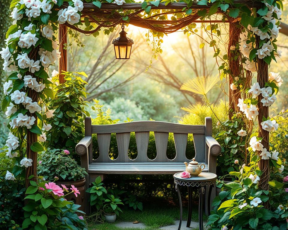 Gemütliche Gartenecke Gestaltung
