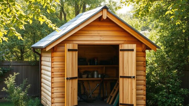 Geräteschuppen selber bauen – günstig und einfach