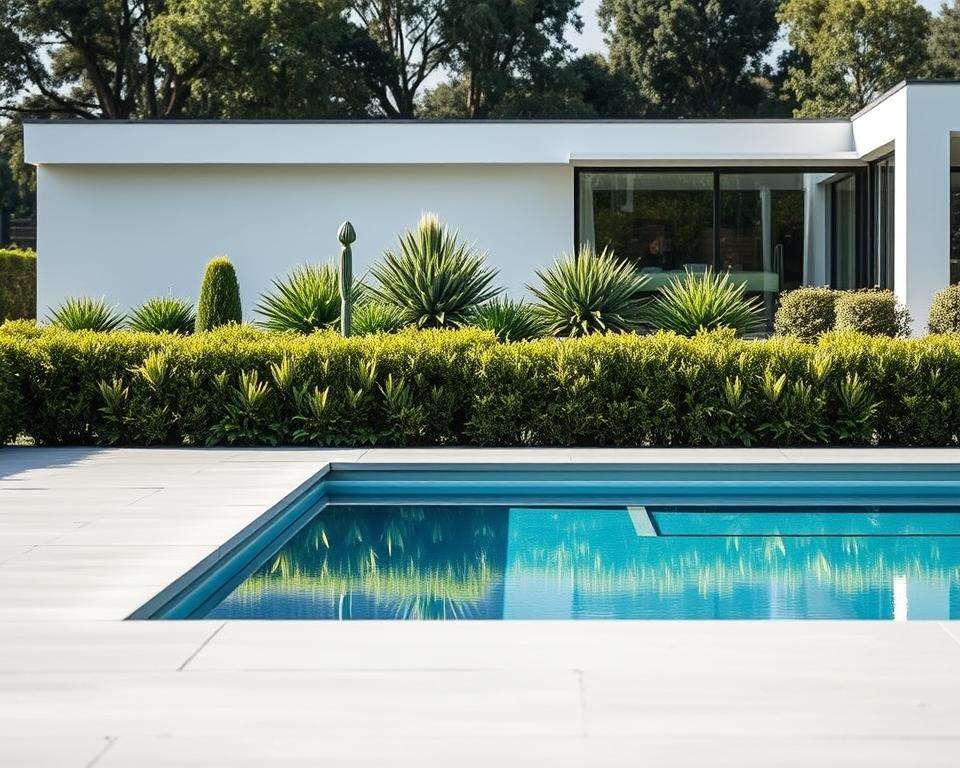 Gestaltung Beckenrand Pool