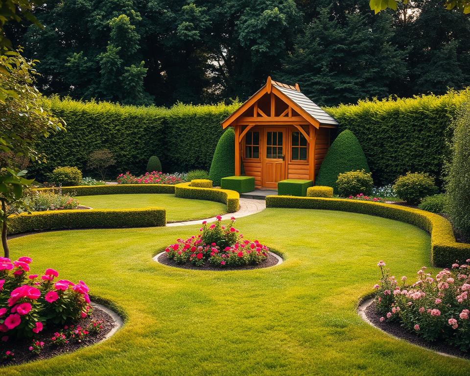 Gestaltung des Gartenumfelds