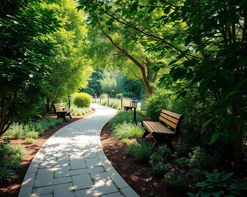 Gestaltungselemente Wegeführung