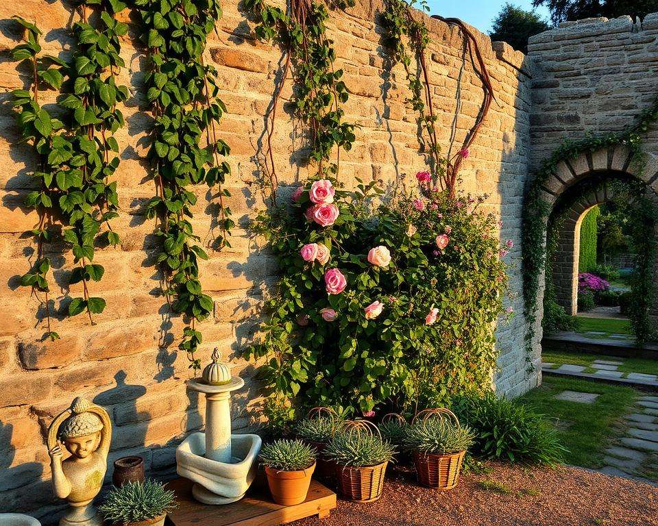 Gestaltungsideen Ruinenmauer