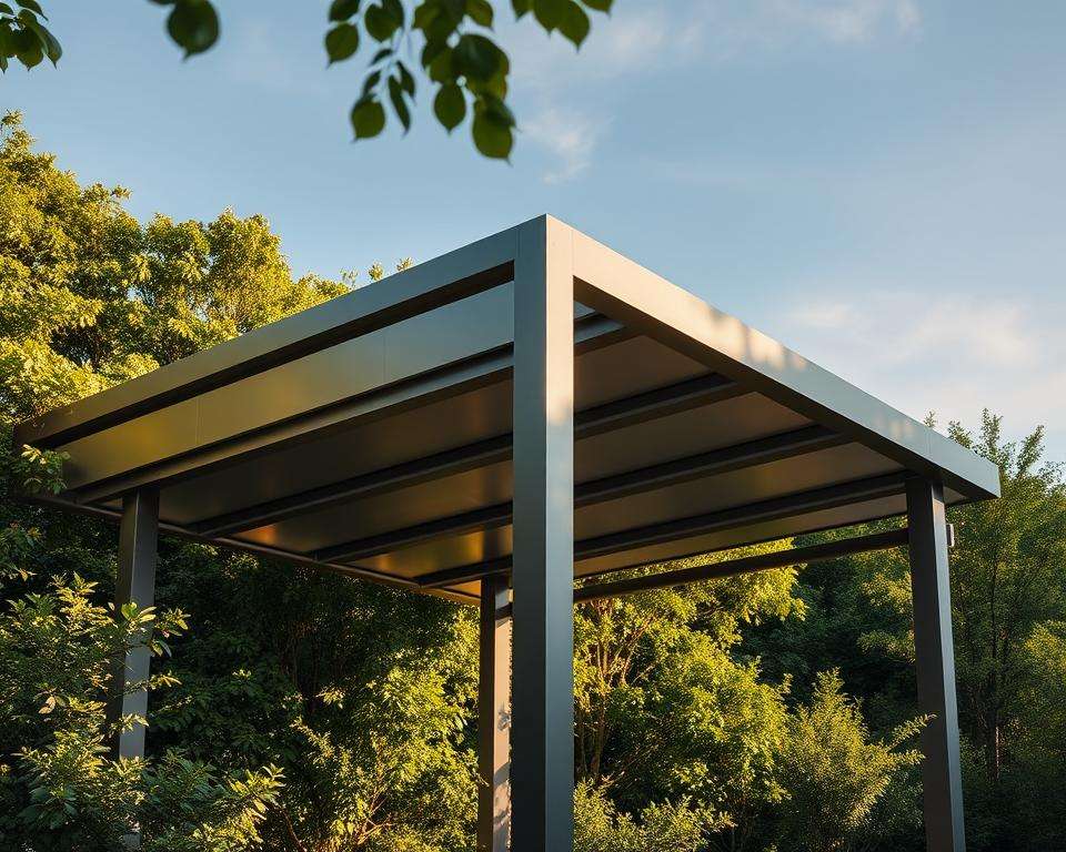 Gestaltungsmöglichkeiten Metall-Pavillon