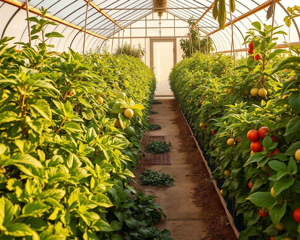 Gesunde Ernte aus dem Gewächshaus