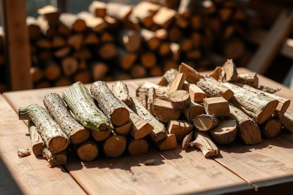 Getrocknetes oder ungetrocknetes Holz wählen?