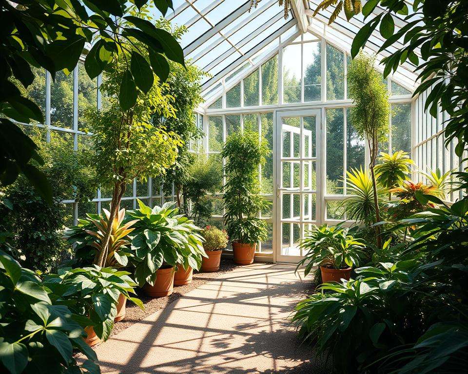 Gewächshaus Ausrichtung Garten