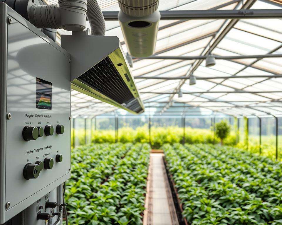 Gewächshaus Belüftung Temperaturkontrolle
