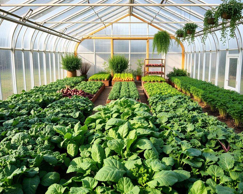 Gewächshaus Bepflanzung Wintergemüse