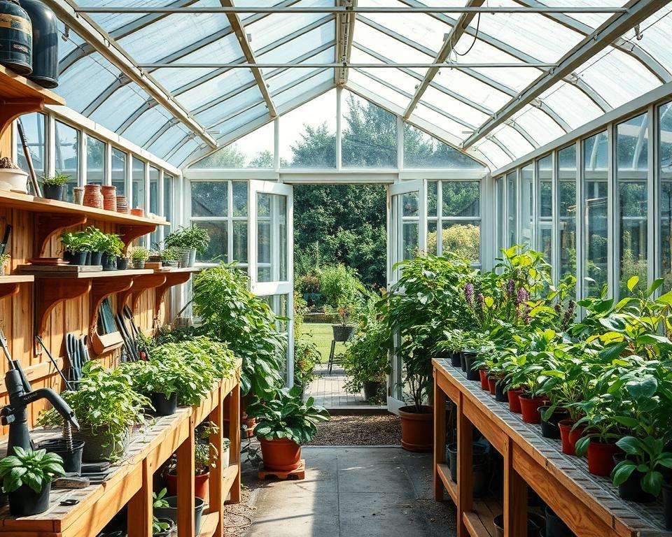 Gewächshaus praktische Aspekte