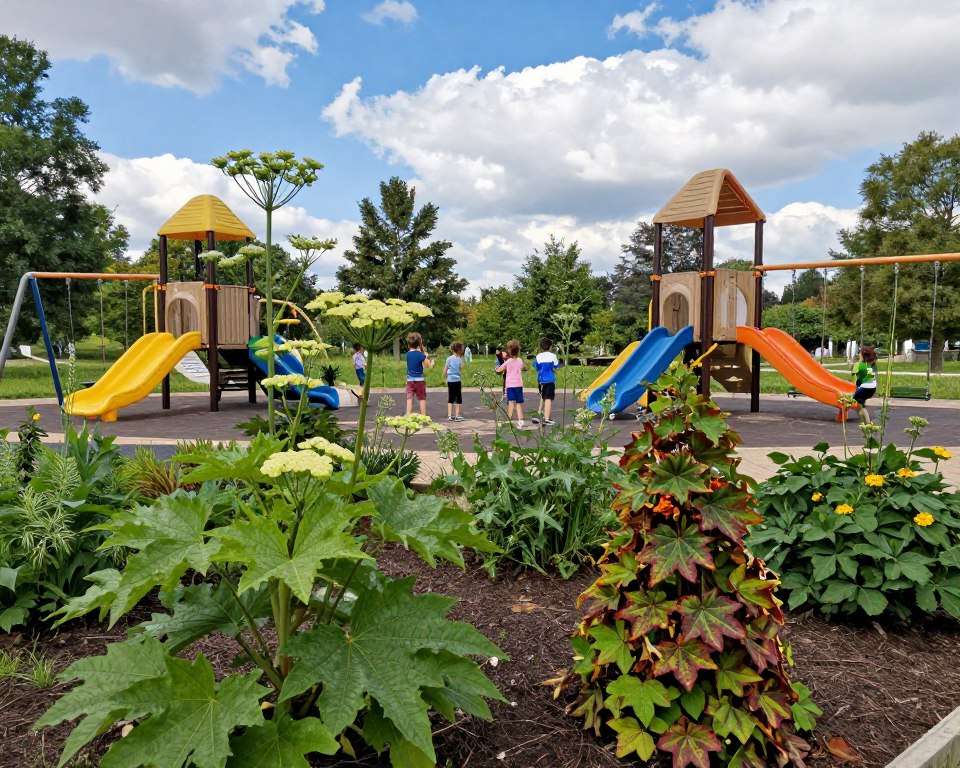 Giftige Wildpflanzen auf Spielplätzen Giftige Wildpflanzen auf Spielplätzen