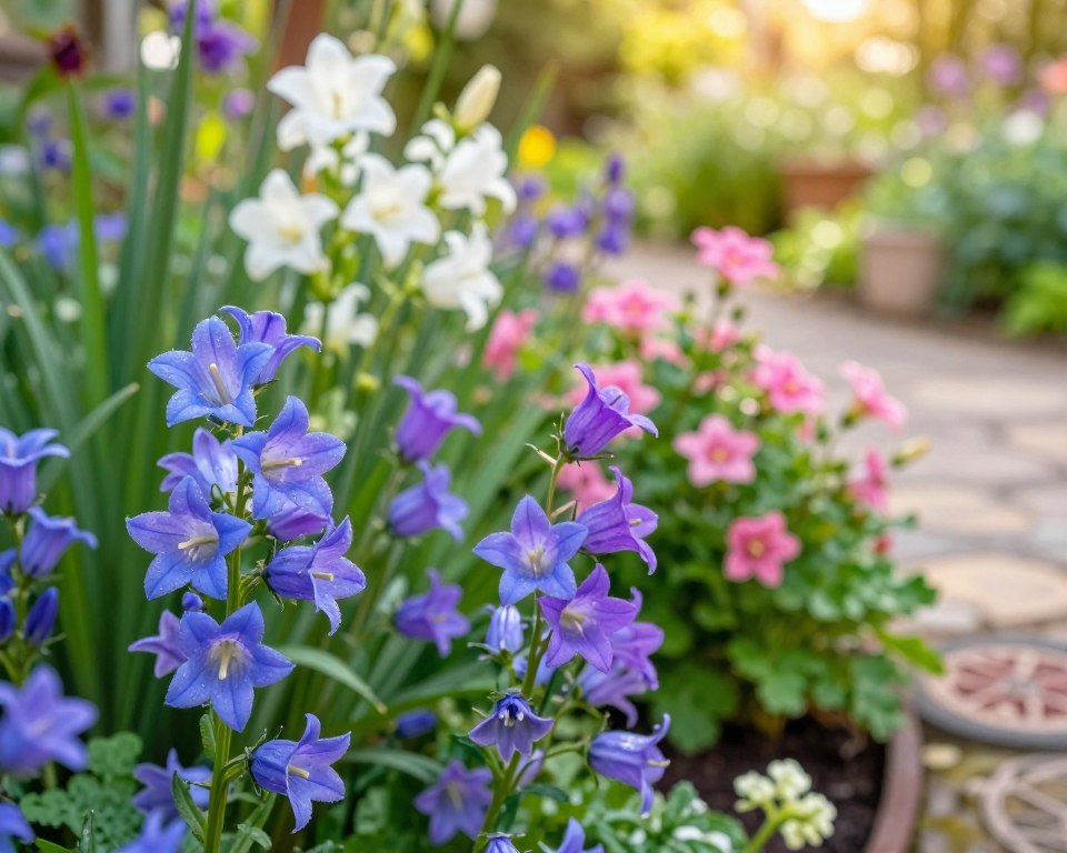 Glockenblumen-Arten in deutschen Gärten