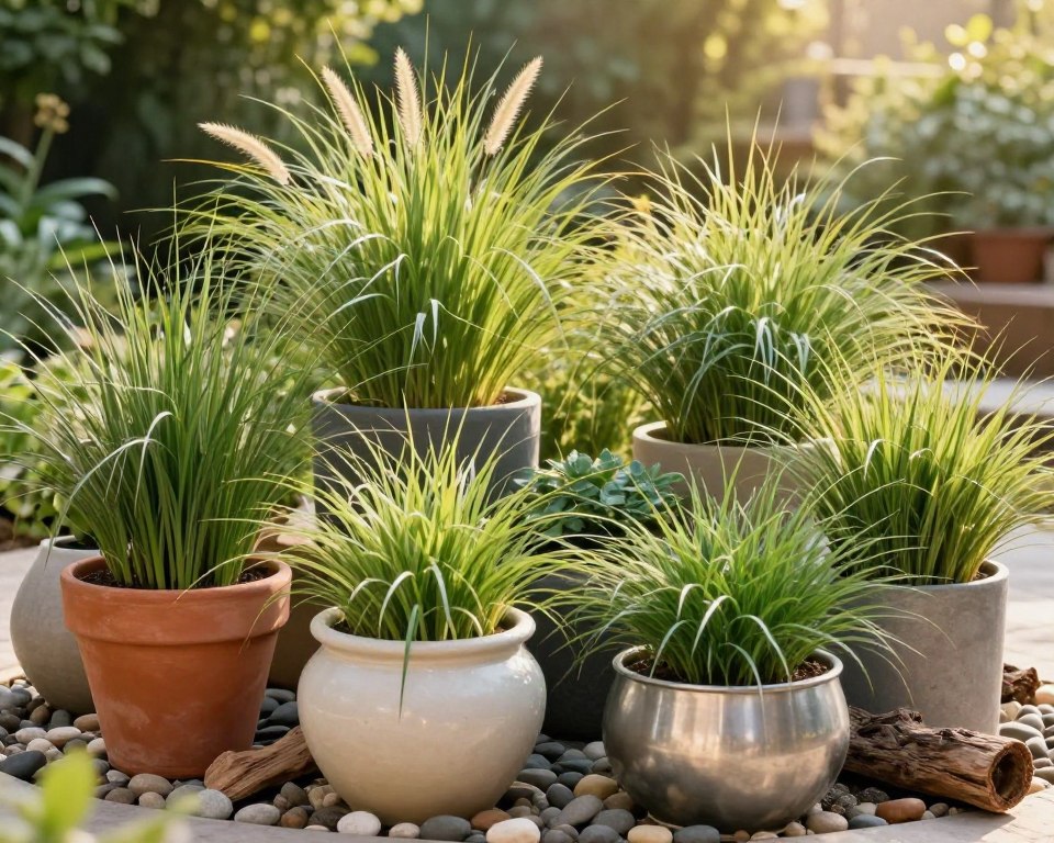 Gräser Pflanzgefäß Auswahl