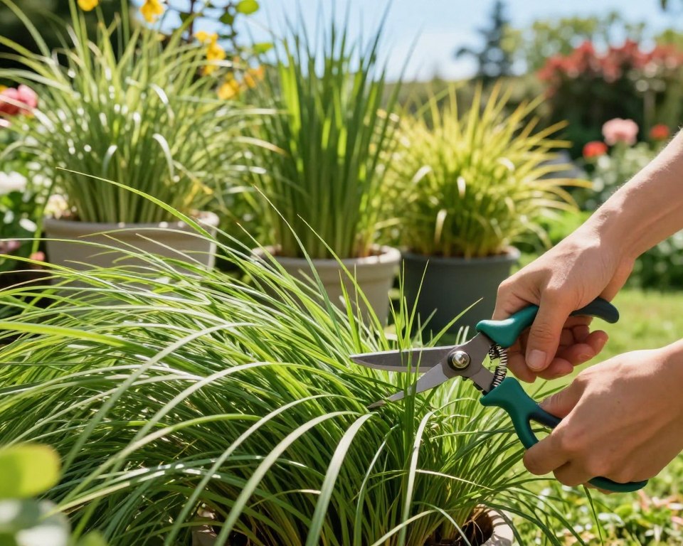 Gräser schneiden Anleitung