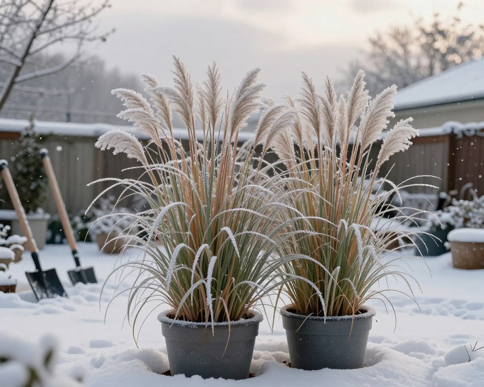Gräser überwintern Schutzmaßnahmen