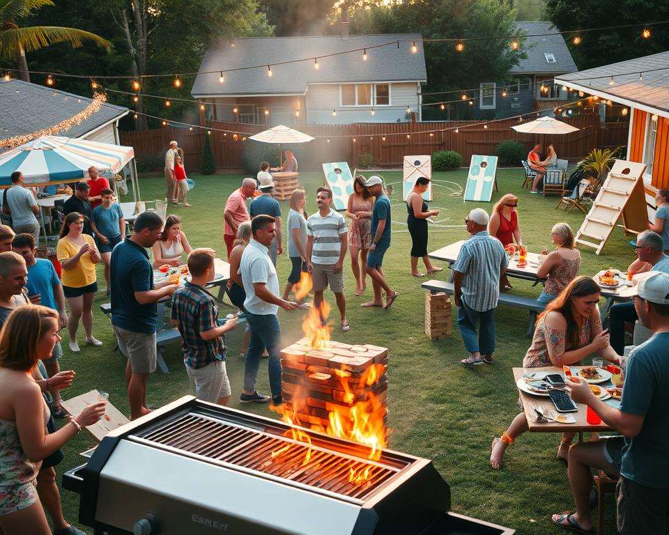 Grillparty Spiele und Aktivitäten