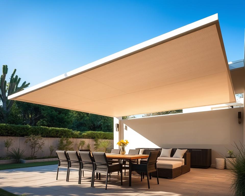 Größe überdachter Sitzplatz Planung
