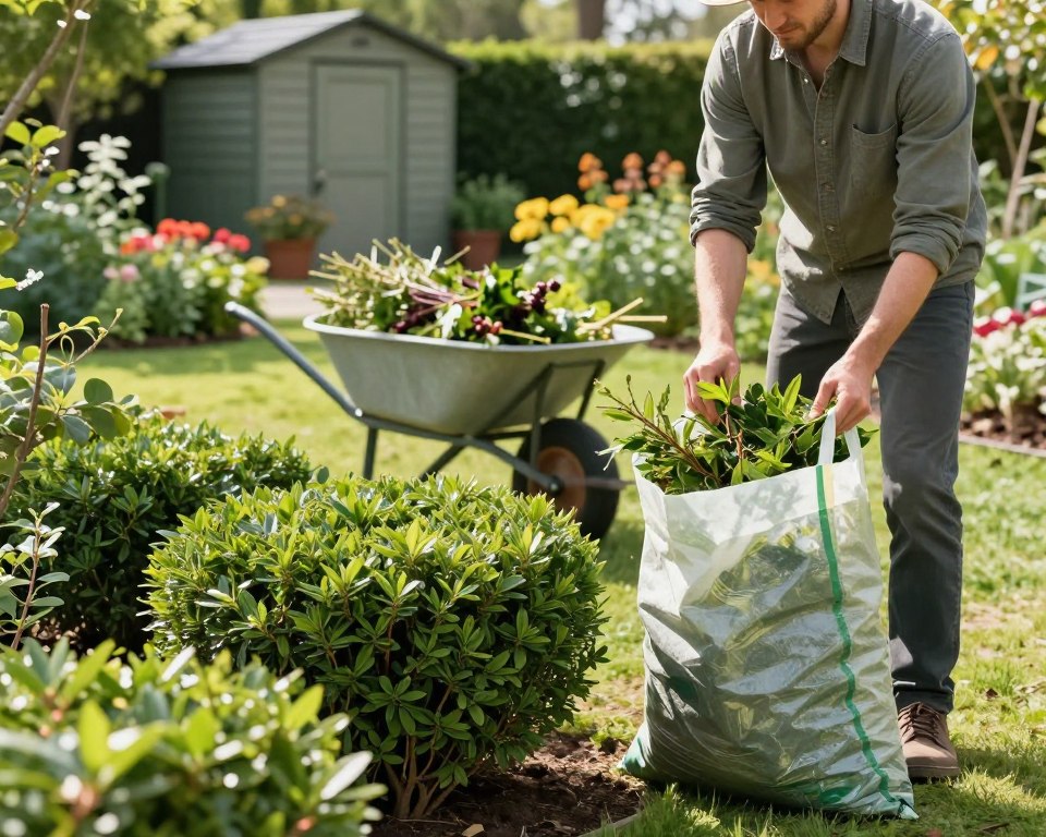 Grünschnitt Entsorgung Ligusterhecke
