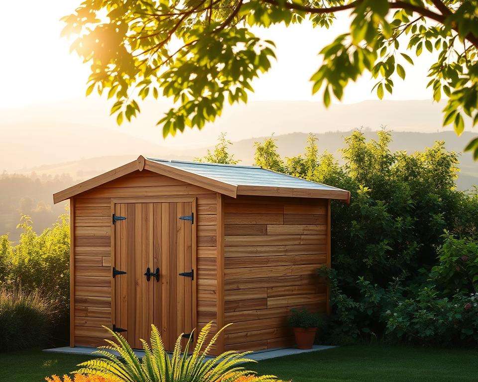 HPL Fassadenplatten Gartenhaus