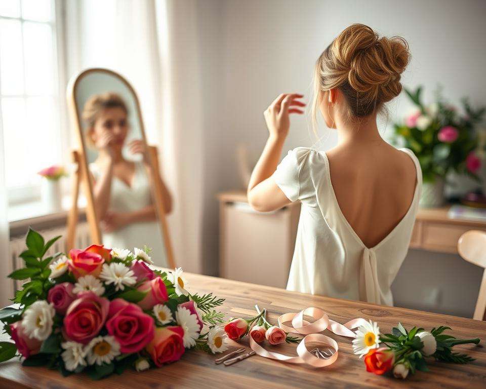 Haarkranz tragen Styling-Tipps