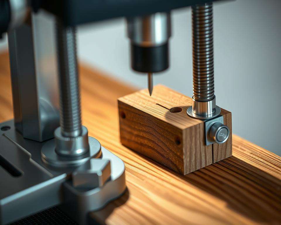 Härteprüfung Terrassenholz Brinell-Verfahren