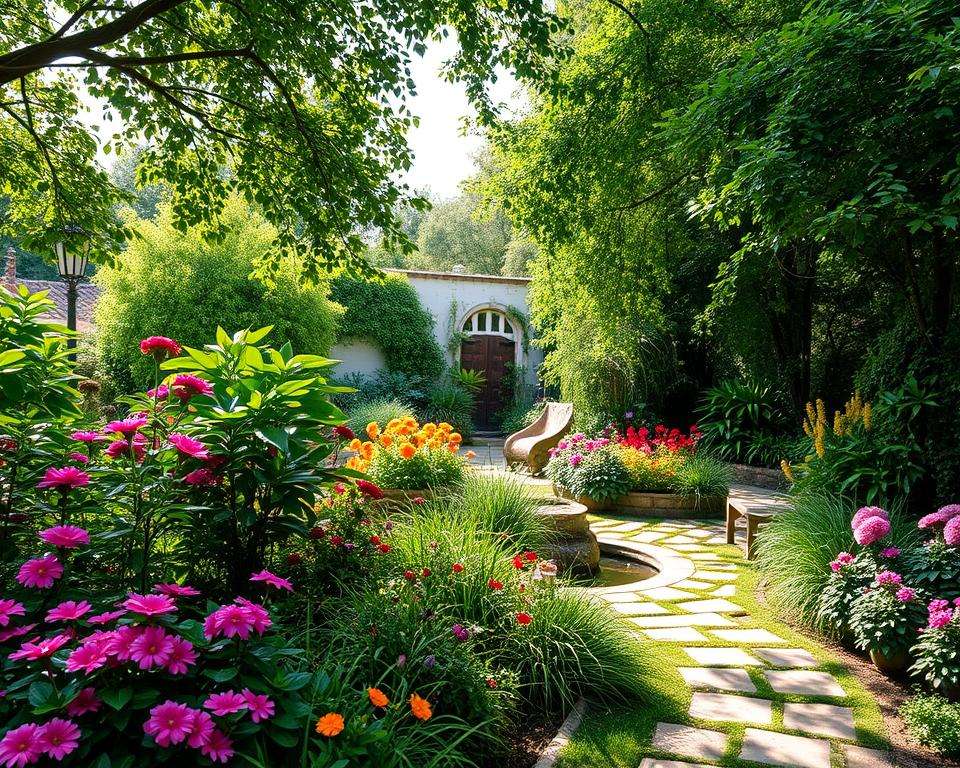 Harmonie und Kontraste im Garten