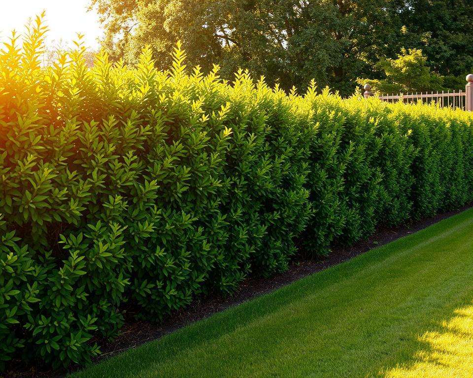 Hecken als Windschutz