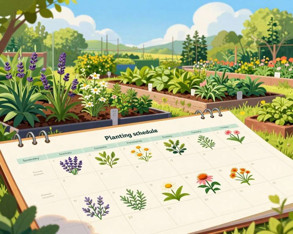 Heilpflanzen Aussaat Zeitplan