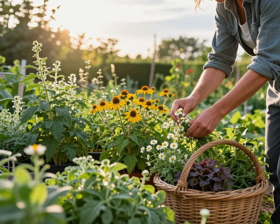 Heilpflanzen Ernte Techniken