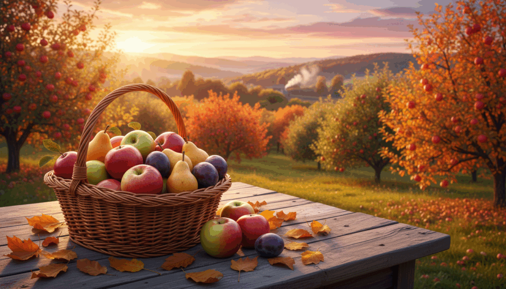 Herbsternte Obst