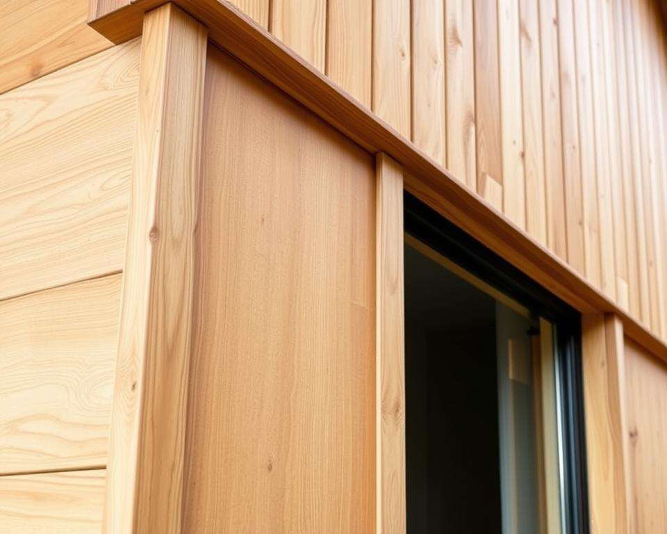 Hinterlüftung und Dämmung bei Holzfassaden