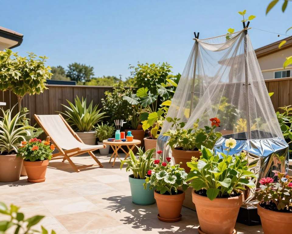 Hitzeschutz für Kübelpflanzen