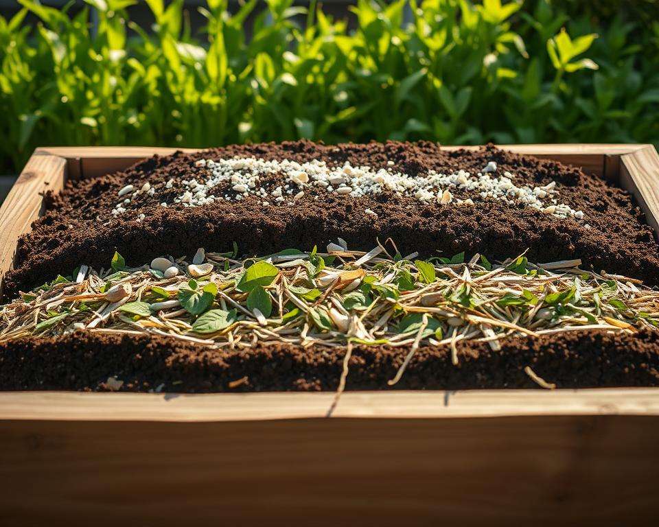 Hochbeet Befüllung Schichten