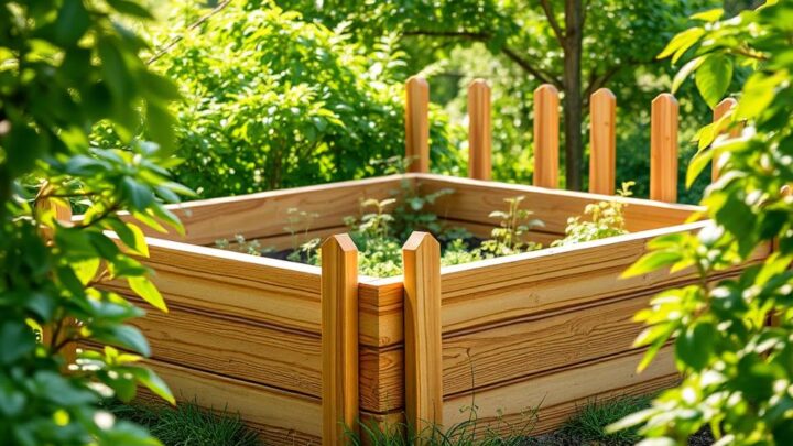 Hochbeet aus Palisaden bauen – DIY Gartenprojekt