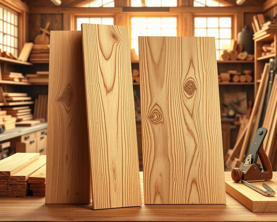 Holz Eigenschaften Vergleich