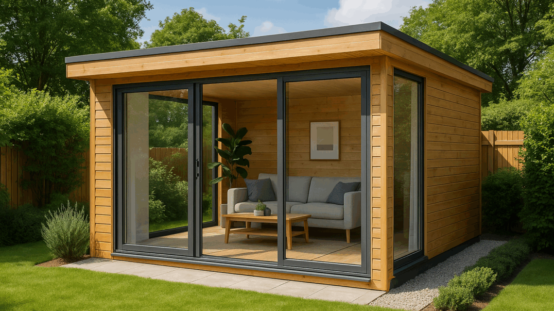 Holz-Gartenhäuser als zeitgemäße Erweiterung des Wohnraums