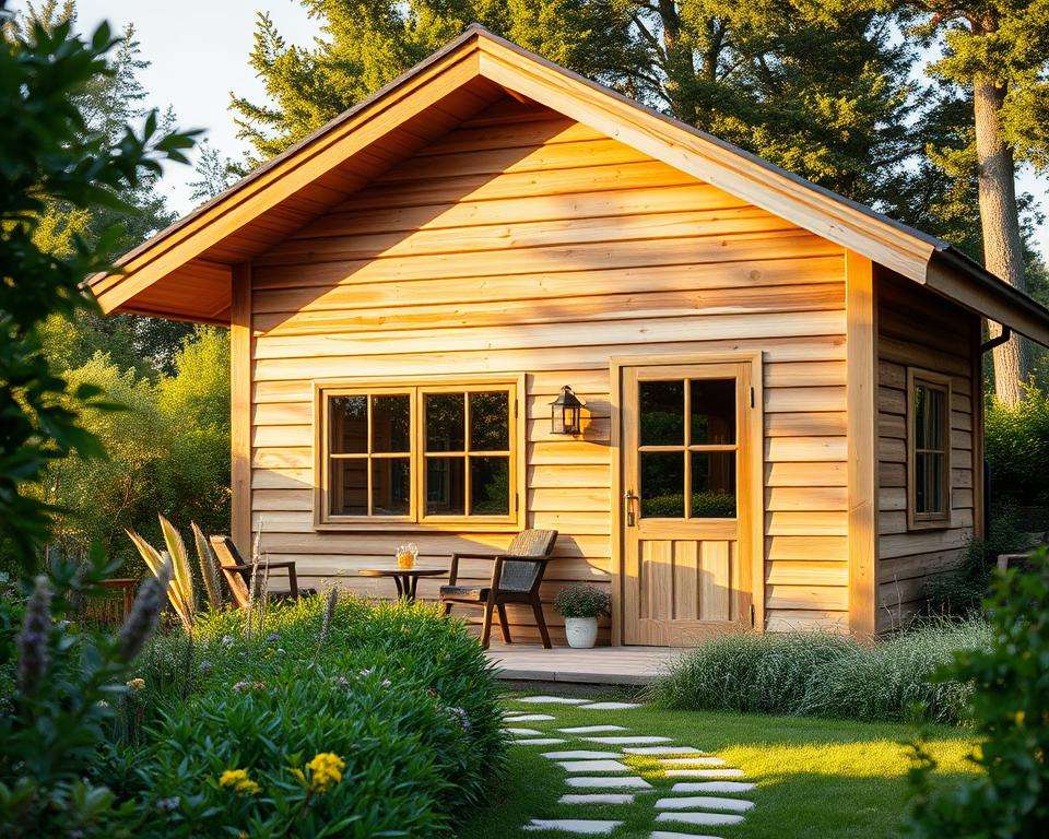 Holz Gartenhaus Fichte Material